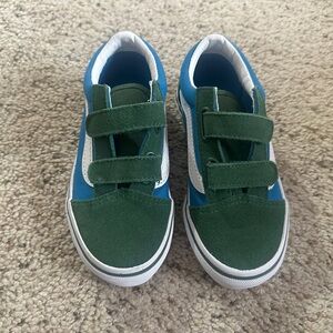 Vans Kids Sneakers in Green and Blue